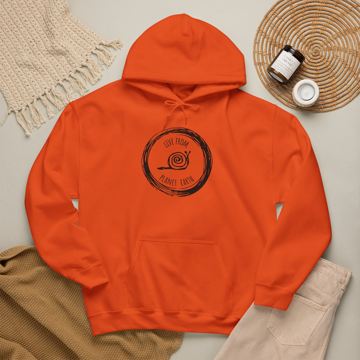 Live From Planet Earth Unisex Heavy Blend™ Hooded Sweatshirt