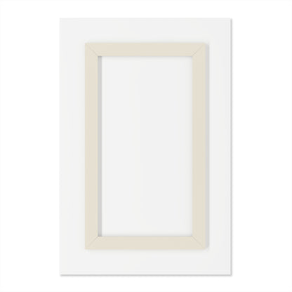 Blue Wake - Acrylic Wall Art - Framed Print with French Cleat Hanger