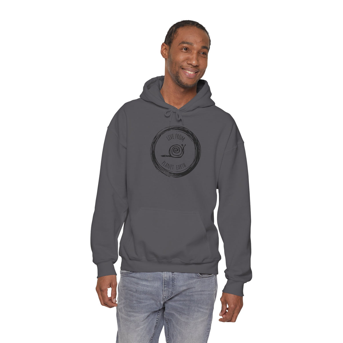 Live From Planet Earth Unisex Heavy Blend™ Hooded Sweatshirt