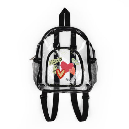 Amore XOXO Clear Stadium Backpack
