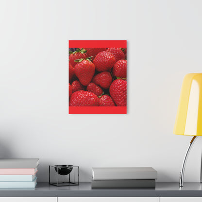 Fresh Strawberries - Acrylic Print (French Cleat Hanging) — Modern Urban Wall Art