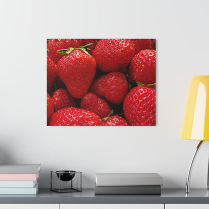 Fresh Strawberries - Acrylic Print (French Cleat Hanging) — Modern Urban Wall Art