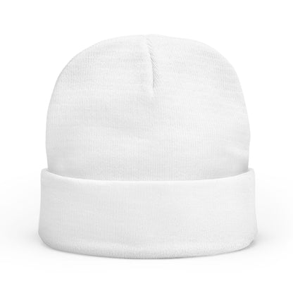 Embroidered Knit Beanie GenX | Cozy Winter Hat, Gift for Her, Unique Accessory, Outdoor Beanie, Fashionable Headwear