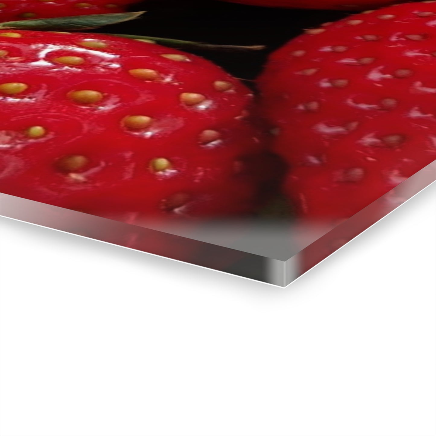Fresh Strawberries - Acrylic Print (French Cleat Hanging) — Modern Urban Wall Art