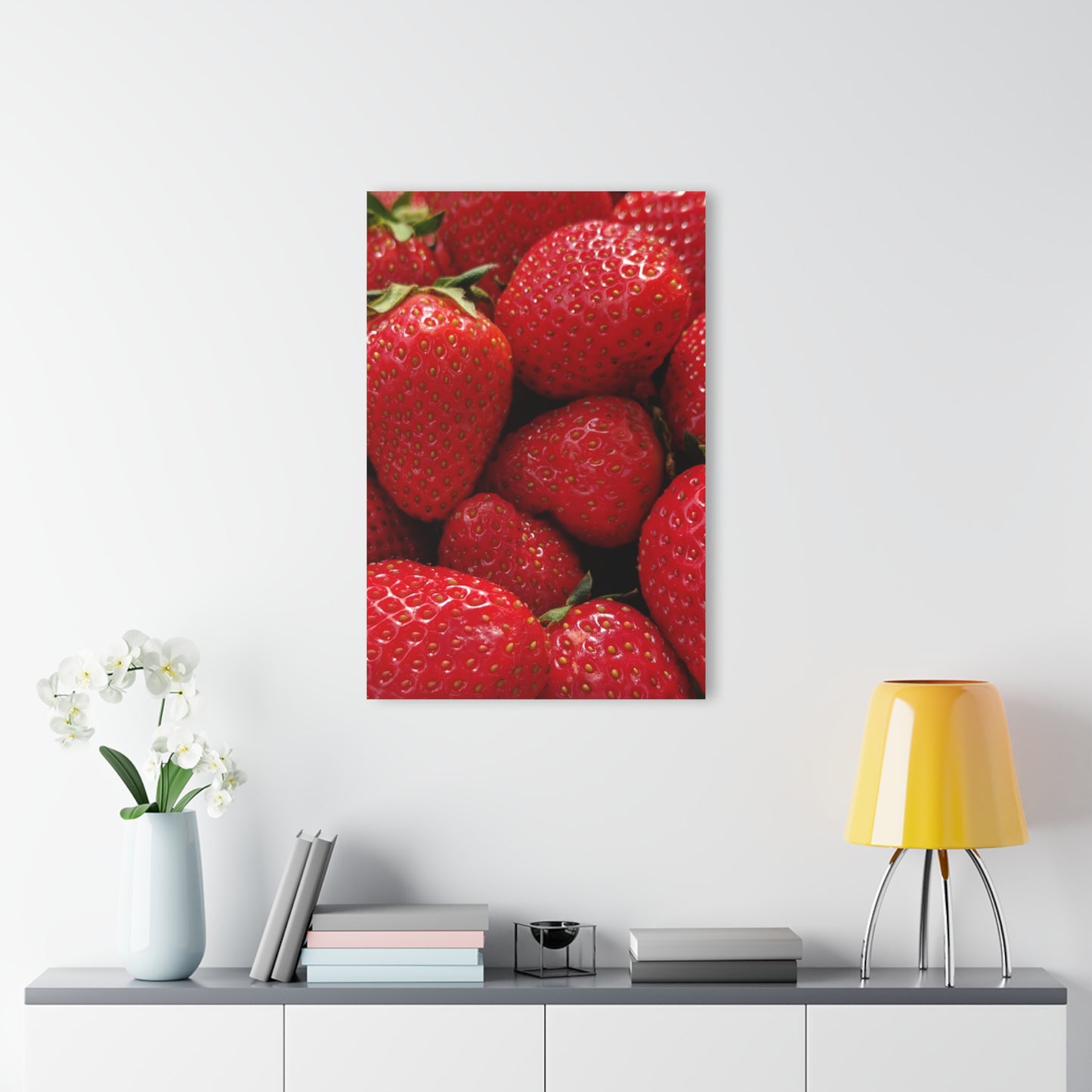 Fresh Strawberries - Acrylic Print (French Cleat Hanging) — Modern Urban Wall Art