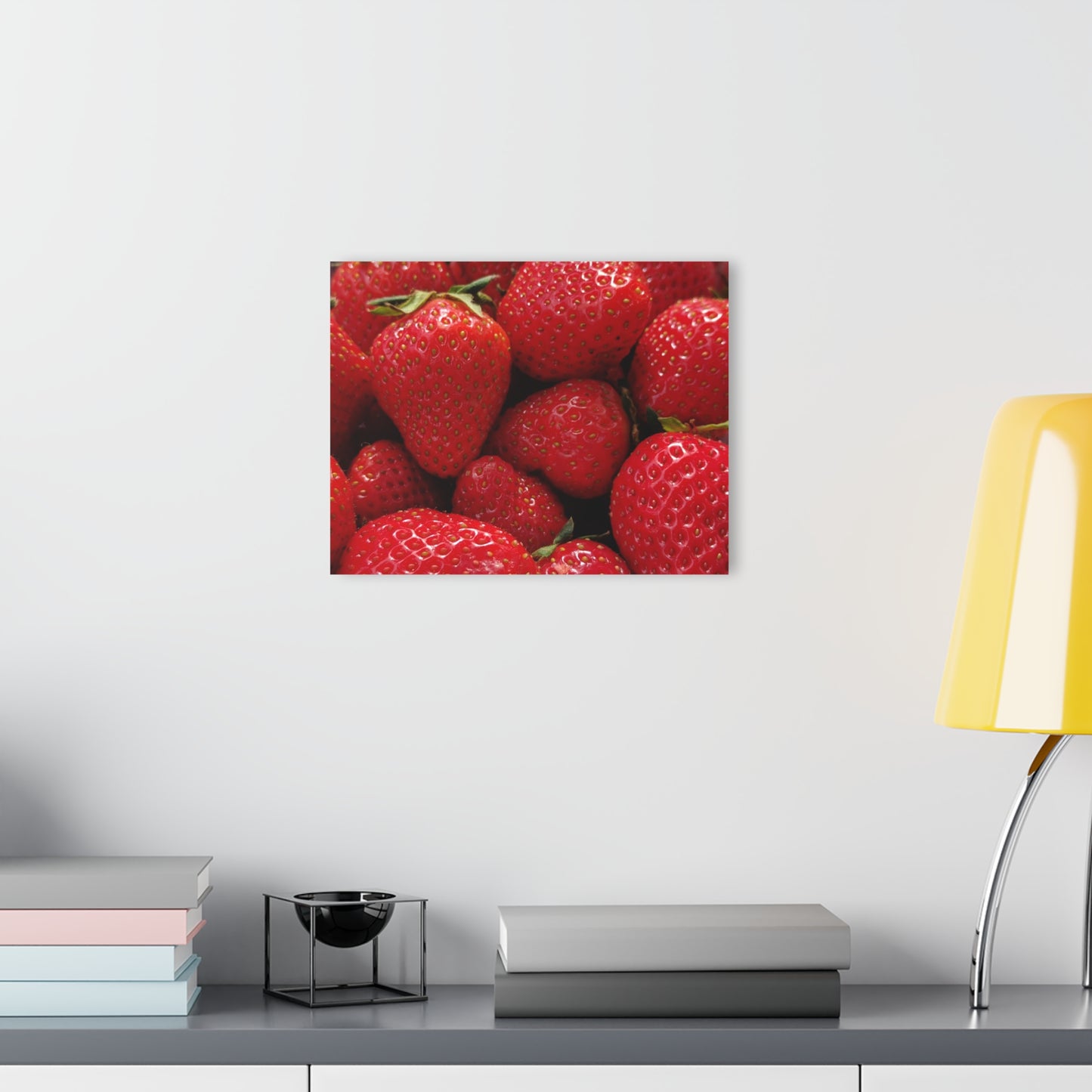 Fresh Strawberries - Acrylic Print (French Cleat Hanging) — Modern Urban Wall Art
