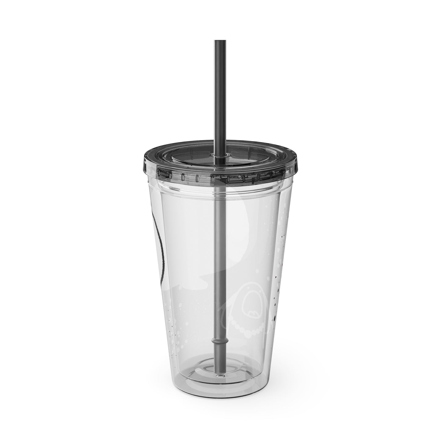 Funny Sunsplash Tumbler | 16oz Travel Cup for Moms | Humor Gift | Straw Included | Perfect for Daily Use or Parties
