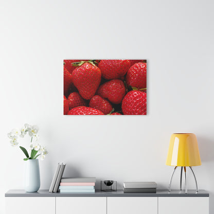 Fresh Strawberries - Acrylic Print (French Cleat Hanging) — Modern Urban Wall Art