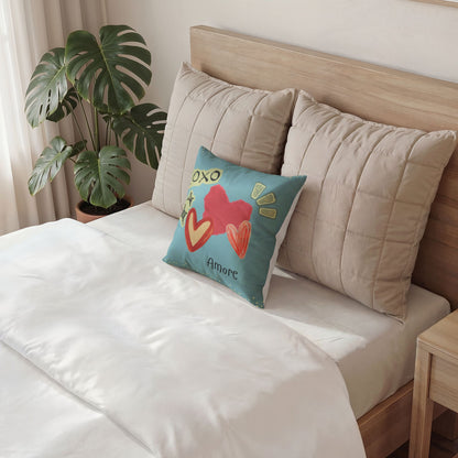 Amore Poly Velvet Pillow