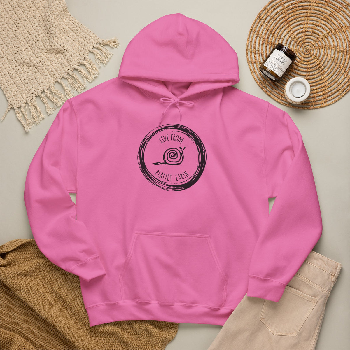 Live From Planet Earth Unisex Heavy Blend™ Hooded Sweatshirt