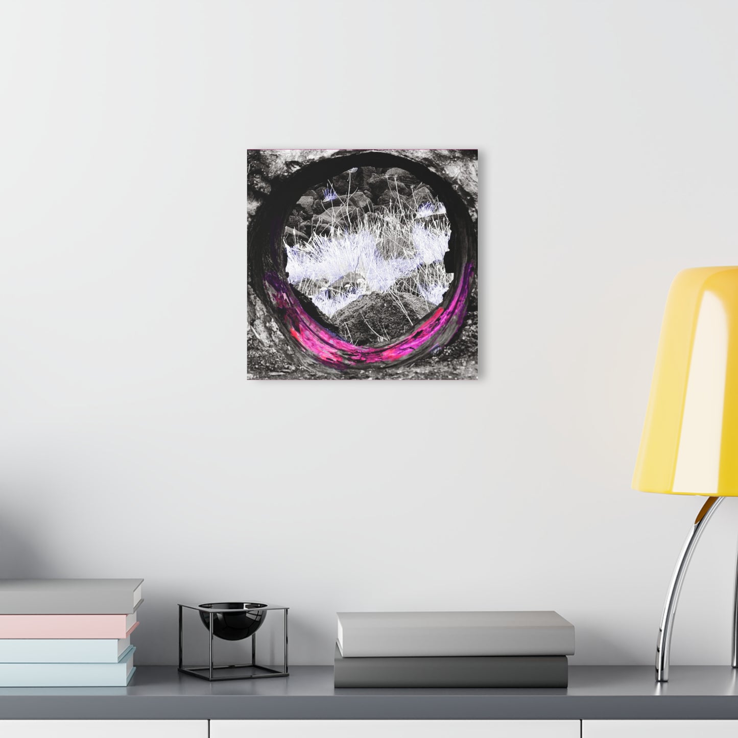 Through - Acrylic Print — Modern Wall Art with French Cleat Hanging