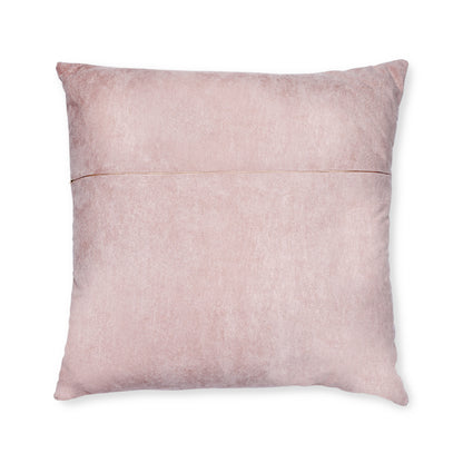 Amore Square Pillow - Pink Back