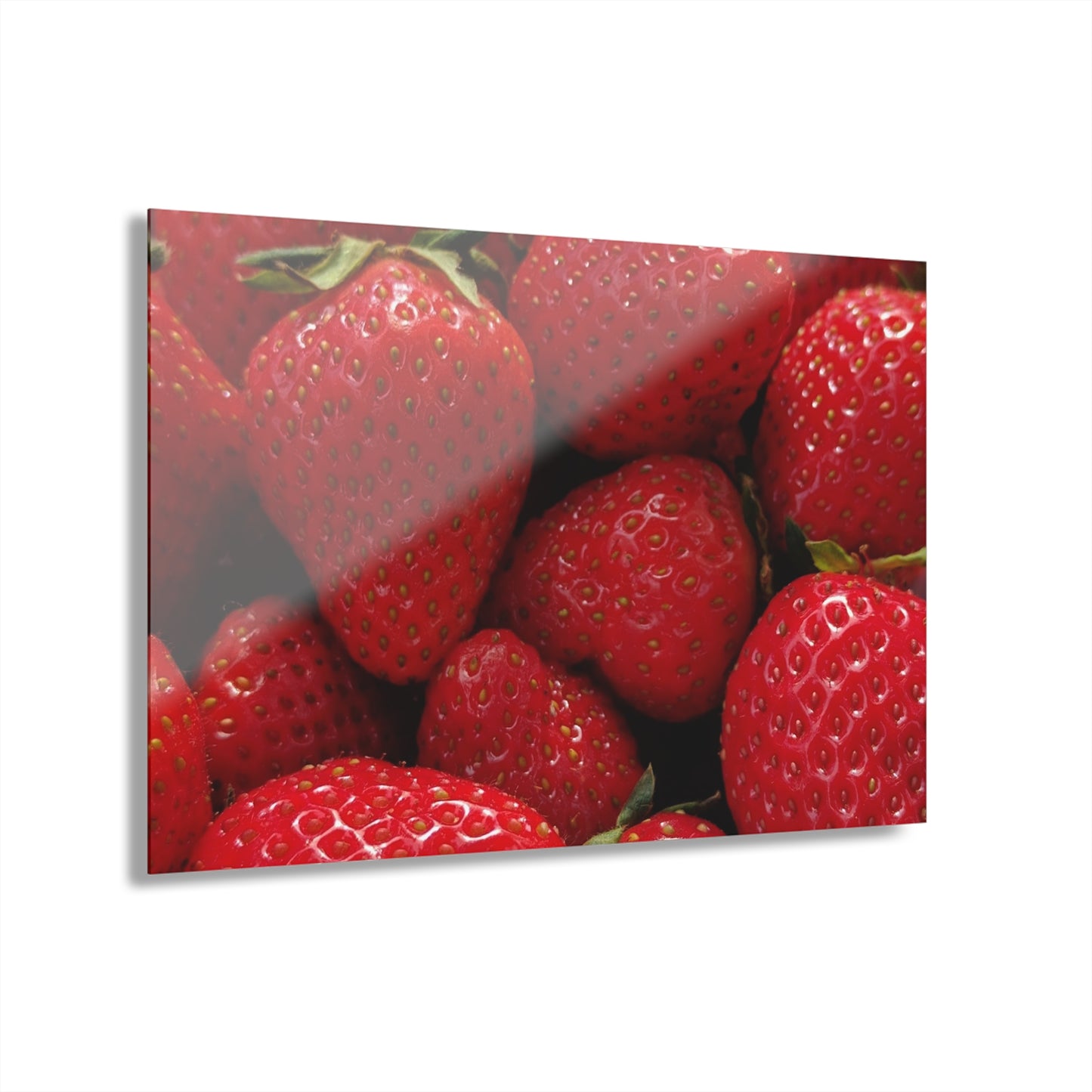 Fresh Strawberries - Acrylic Print (French Cleat Hanging) — Modern Urban Wall Art