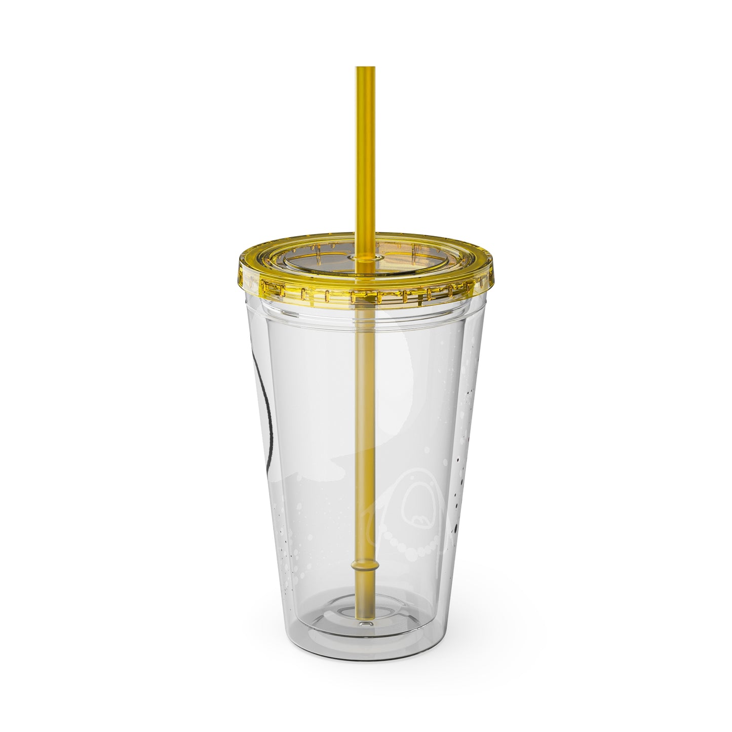 Funny Sunsplash Tumbler | 16oz Travel Cup for Moms | Humor Gift | Straw Included | Perfect for Daily Use or Parties