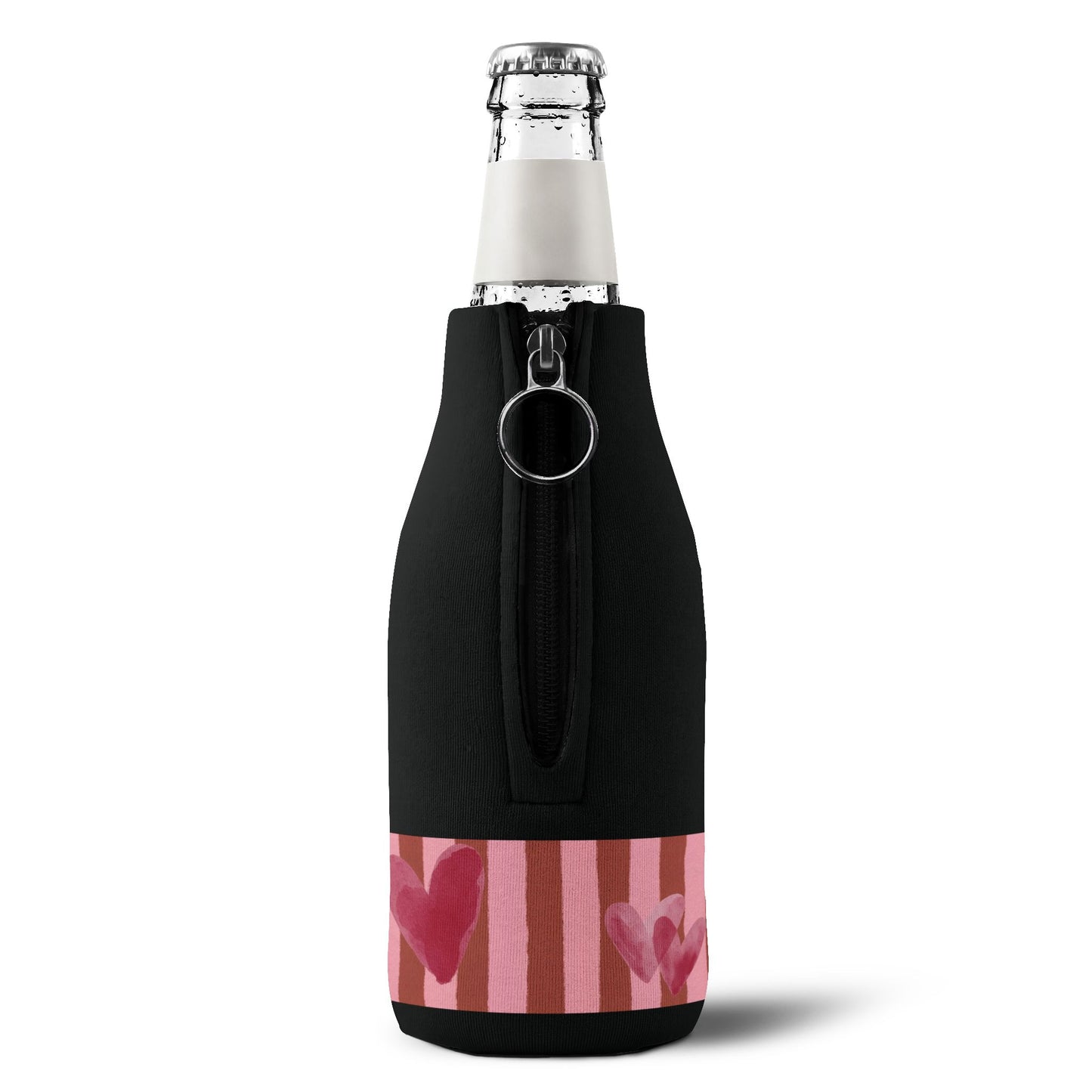 Amore XOXO Zip-Up Bottle Cooler Sleeve