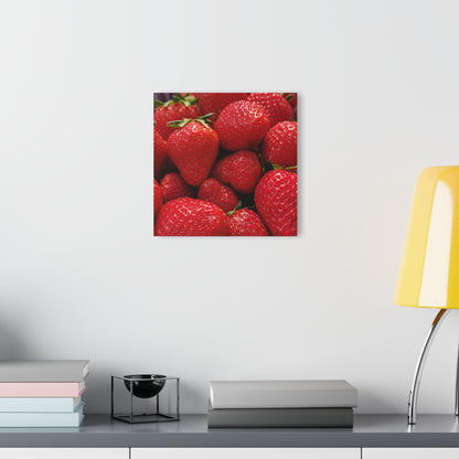 Fresh Strawberries - Acrylic Print (French Cleat Hanging) — Modern Urban Wall Art