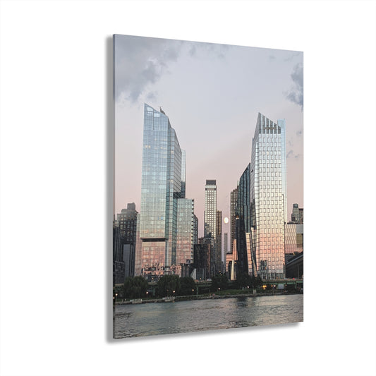 NYC Pink - Acrylic Print (French Cleat Hanging) — Modern Urban Wall Art