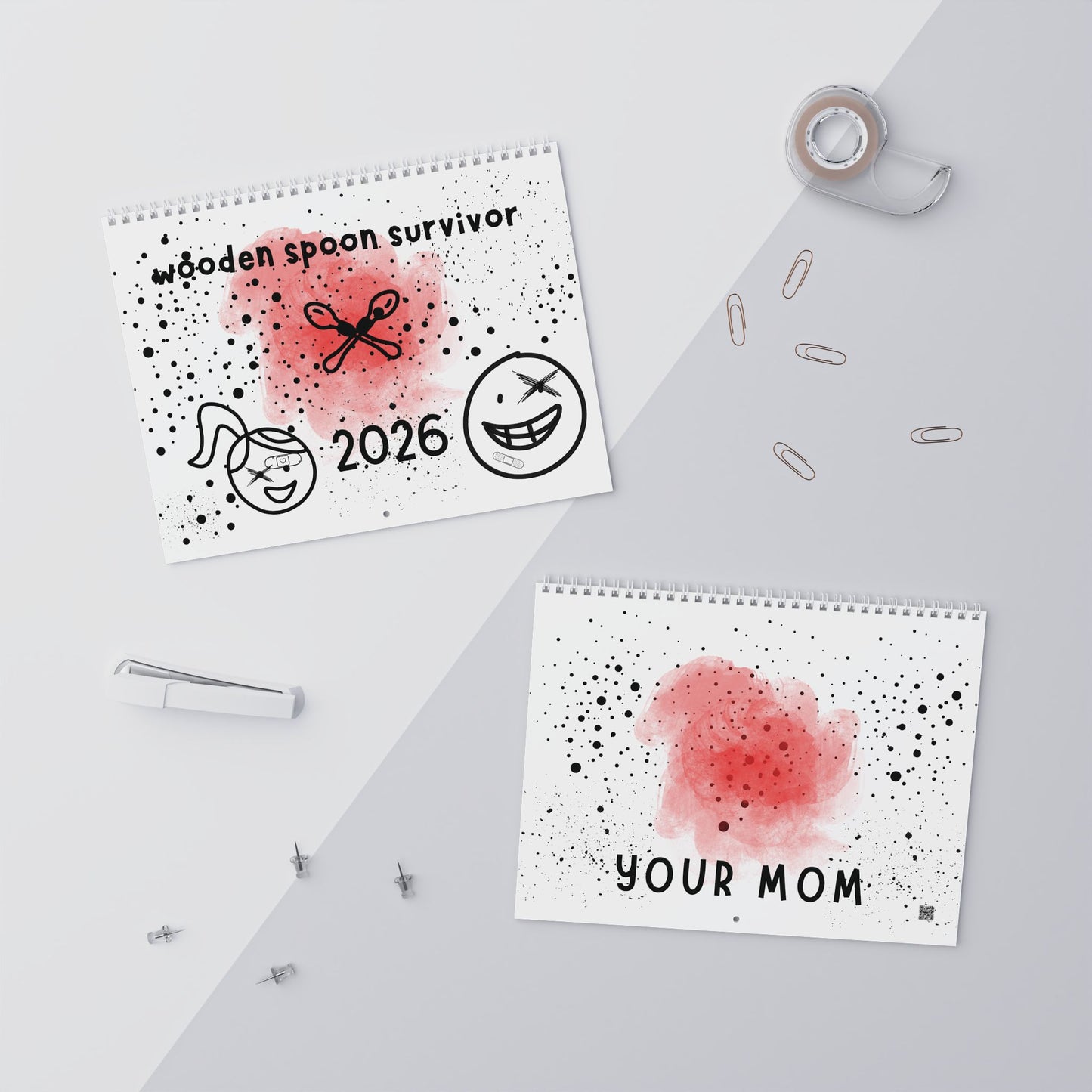 Wooden Spoon Survivor 2026 Wall Calendar