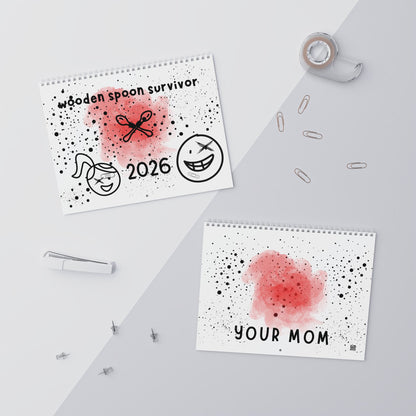 Wooden Spoon Survivor 2026 Wall Calendar