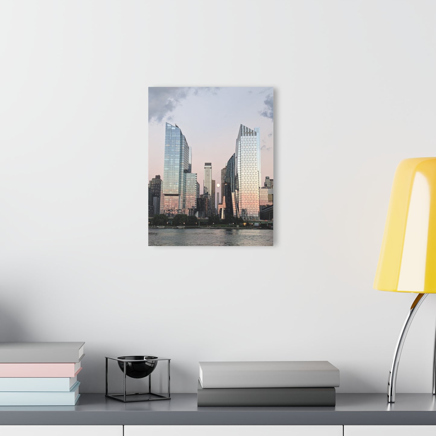 NYC Pink - Acrylic Print (French Cleat Hanging) — Modern Urban Wall Art