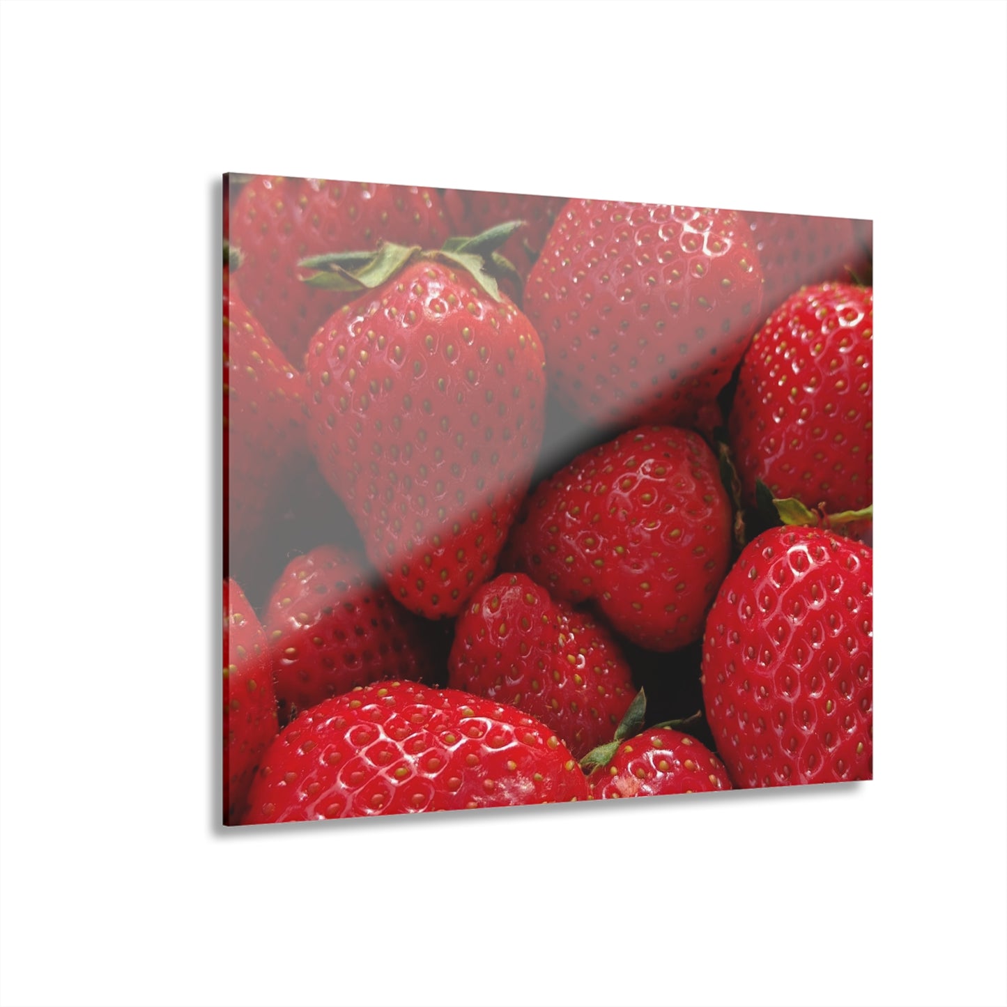 Fresh Strawberries - Acrylic Print (French Cleat Hanging) — Modern Urban Wall Art