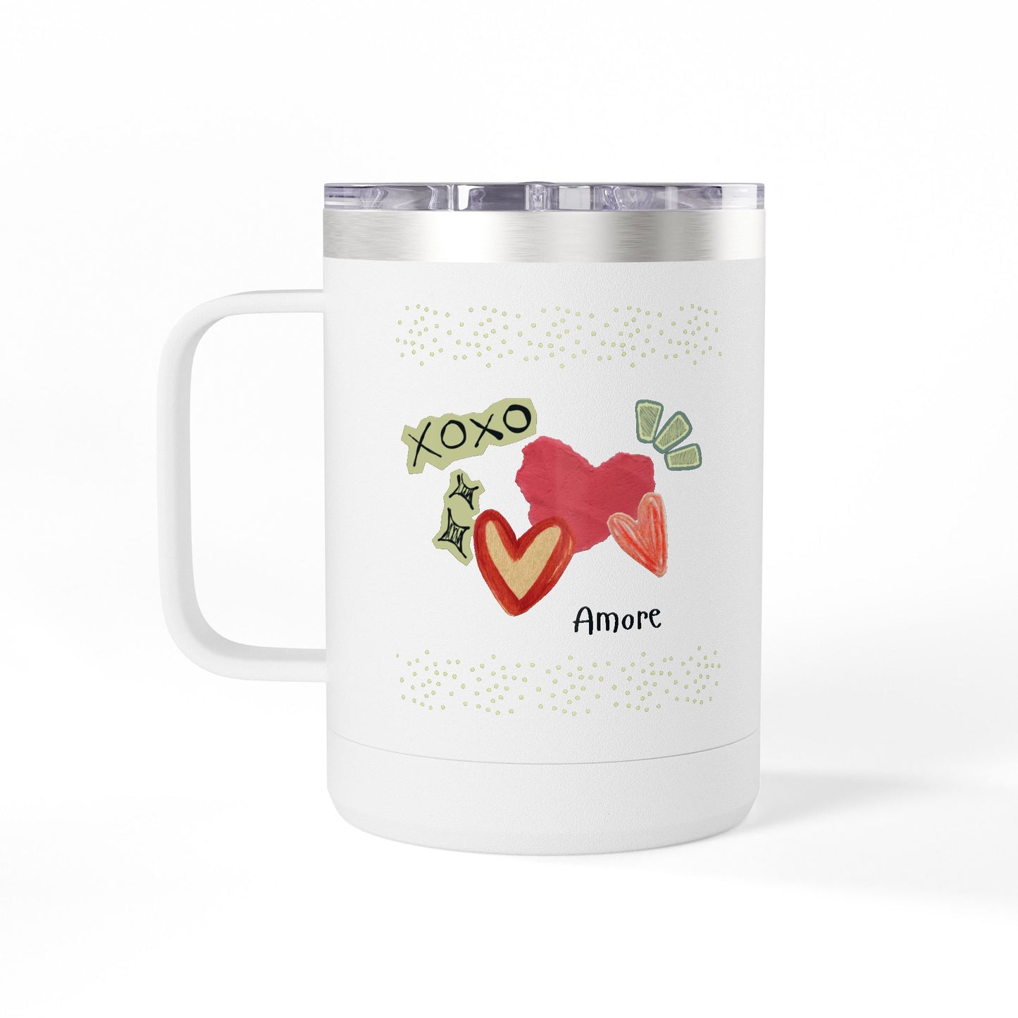 Amore 15oz Insulated Coffee Mug