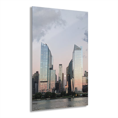 NYC Pink - Acrylic Print (French Cleat Hanging) — Modern Urban Wall Art