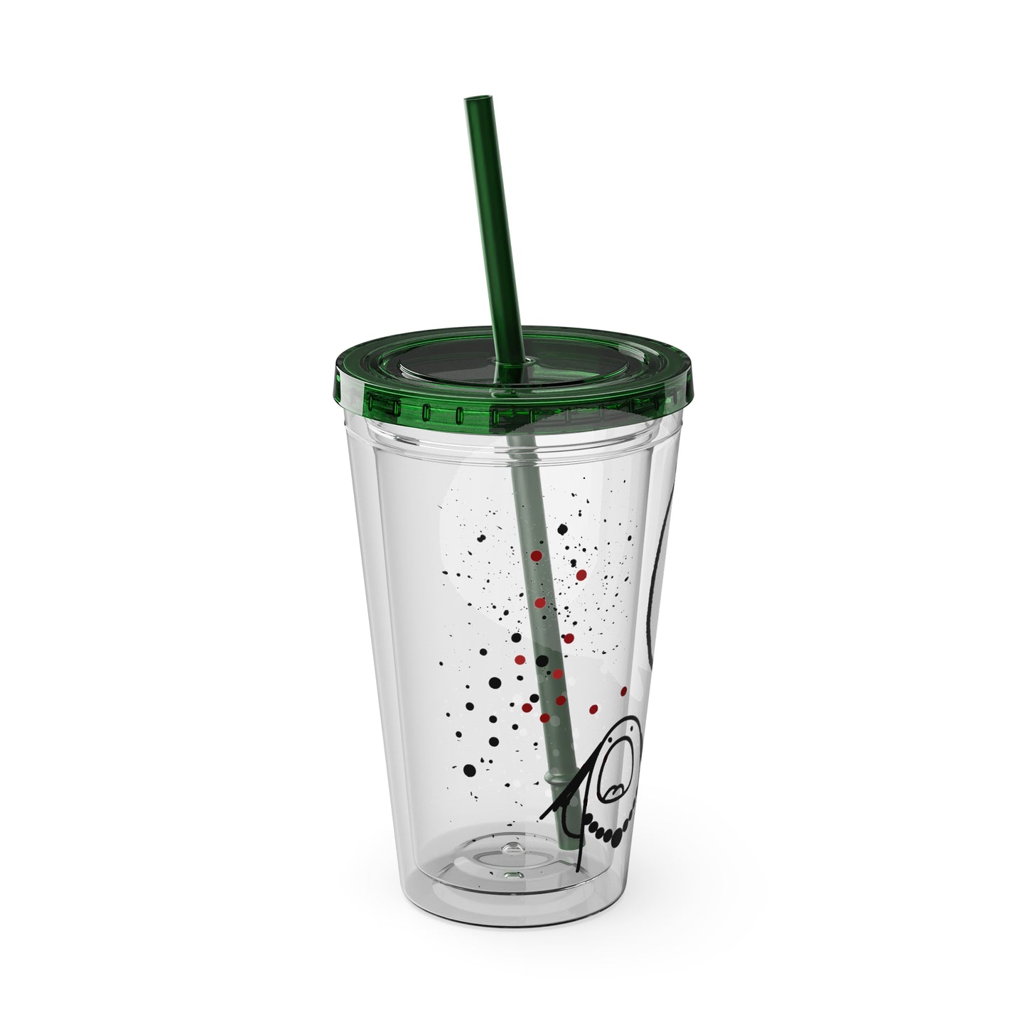 Funny Sunsplash Tumbler | 16oz Travel Cup for Moms | Humor Gift | Straw Included | Perfect for Daily Use or Parties