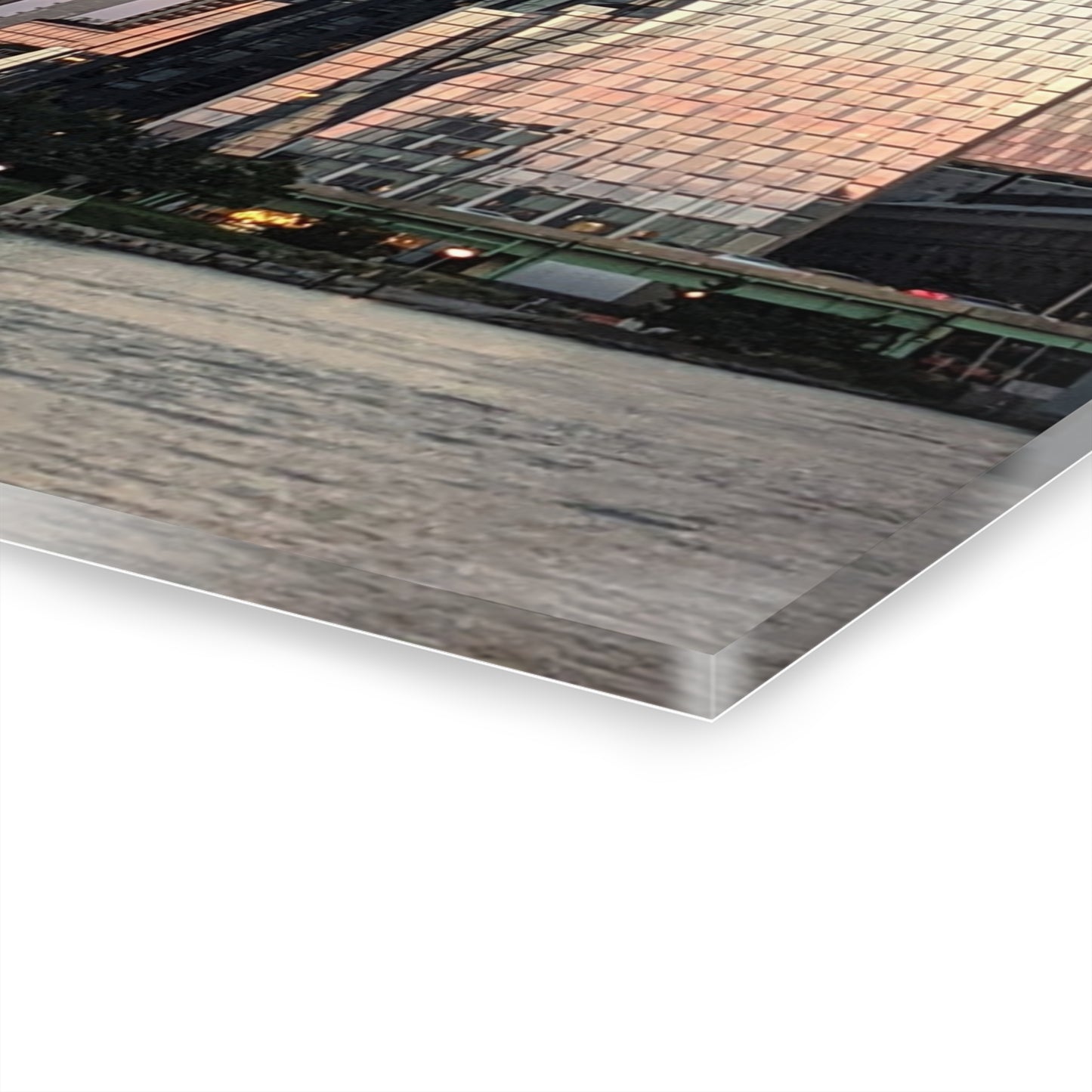 NYC Pink - Acrylic Print (French Cleat Hanging) — Modern Urban Wall Art