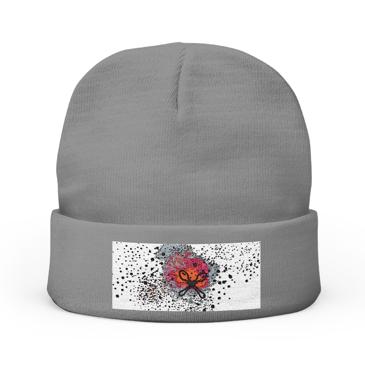 Embroidered Knit Beanie GenX | Cozy Winter Hat, Gift for Her, Unique Accessory, Outdoor Beanie, Fashionable Headwear